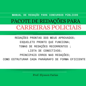 Pacote de Redações para Carreiras Policiais
